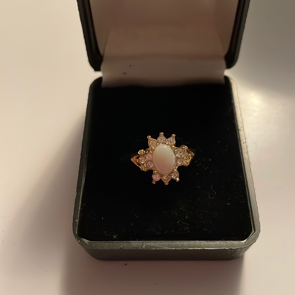 Faux Opal Ring